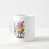 エネル前向きギー・マグ | レトロ電池コーヒーカップ コーヒーマグカップ (正面左)