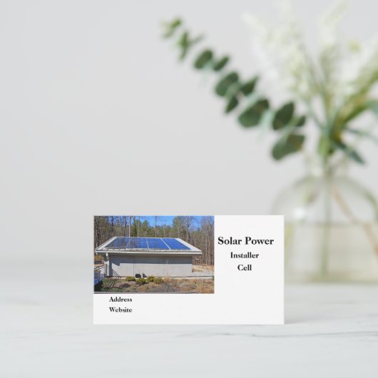 エネル太陽のギーパネル 名刺 (スタンド正面)