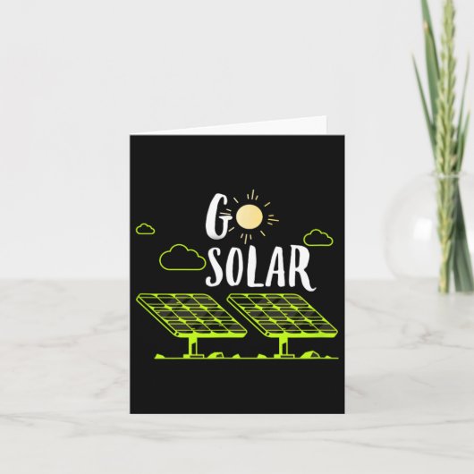 エネル太陽のギー太陽のパネ太陽のルがおもしろい出動太陽のする カード (正面)