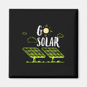 エネル太陽のギー太陽のパネ太陽のルがおもしろい出動太陽のする マグネット (正面)