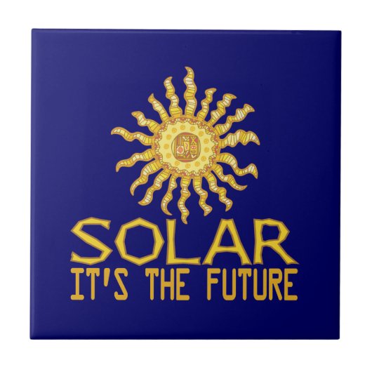 エネル太陽のギー未来 タイル (正面)