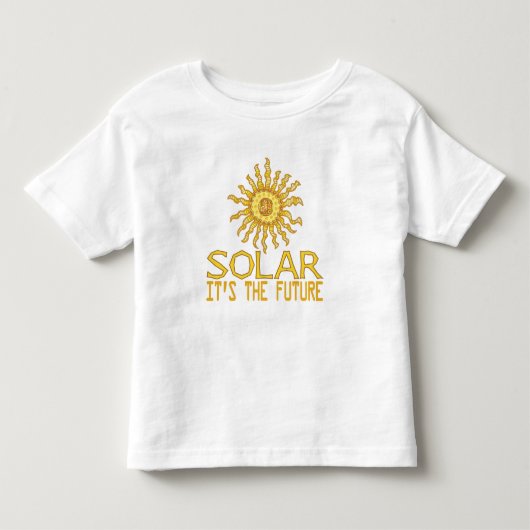 エネル太陽のギー未来 トドラーTシャツ (正面)