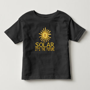 エネル太陽のギー未来 トドラーTシャツ