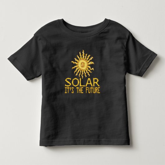 エネル太陽のギー未来 トドラーTシャツ (正面)