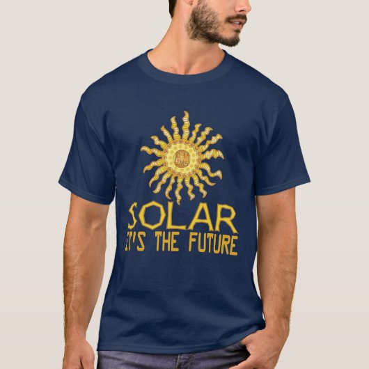 エネル太陽のギー未来 Tシャツ (正面)