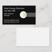 エネル太陽のギー製品サービス 名刺 (正面/裏面)