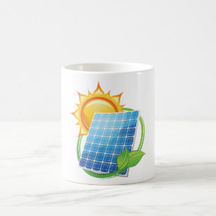 エネル太陽のギー電力マグ コーヒーマグカップ