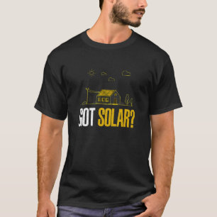 エネル太陽の得太陽のギー太陽のパネル Tシャツ