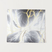 エネル白熱［赤熱］光を放つギーツリー抽象芸術タペストリー タペストリー (正面(横))