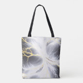 エネル白熱［赤熱］光を放つギー木抽象芸術トートバッグ トートバッグ (裏面)