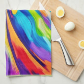 エネル鮮やかギー爆発 キッチンタオル (四つ折り)