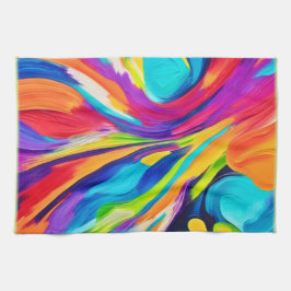 エネル鮮やかギー爆発 キッチンタオル