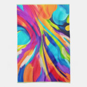 エネル鮮やかギー爆発 キッチンタオル (縦)