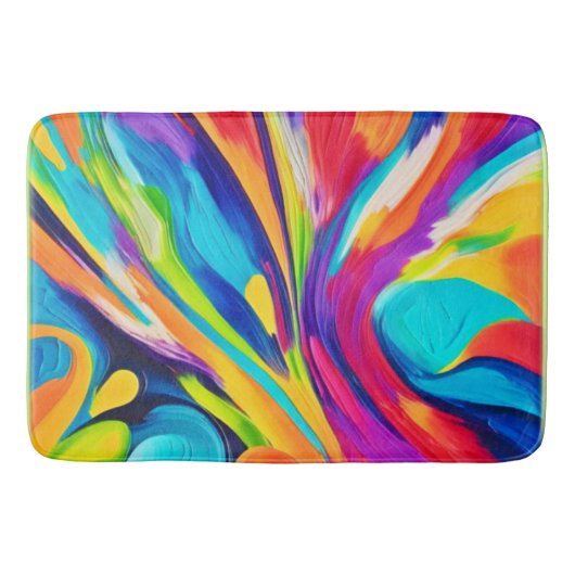 エネル鮮やかギー爆発 バスマット (正面)