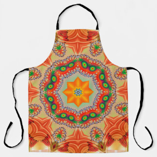 エネル鮮やかギー色：マンダラデザイン。 エプロン