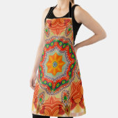 エネル鮮やかギー色：マンダラデザイン。 エプロン (インサイチュ)