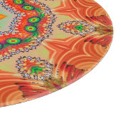 エネル鮮やかギー色:マンダラデザイン。 カッティングボード (角)