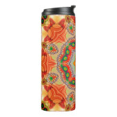 エネル鮮やかギー色：マンダラデザイン。 タンブラー (回転左)