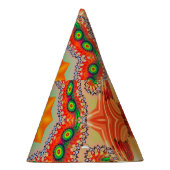 エネル鮮やかギー色：マンダラデザイン。 パーティーハット (右)