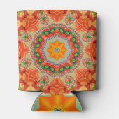 エネル鮮やかギー色：マンダラデザイン。 缶クーラー (裏面)