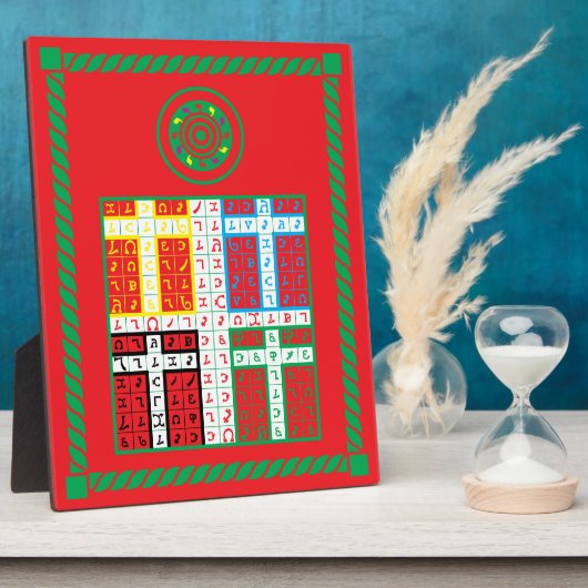 エノキアンファイアエレメンタルタブレット フォトプラーク (側面)