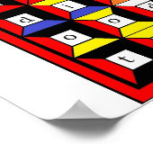 エノキアン火災錠剤 ポスター (角)