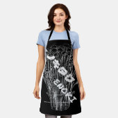 エノキ日本の菌食品 エプロン (着用した状態)