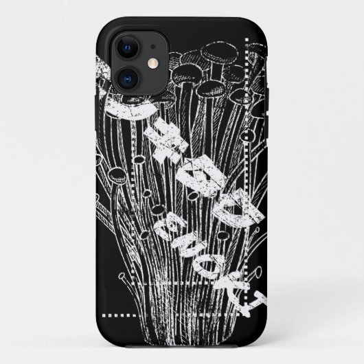 エノキ日本の菌食品 Case-Mate iPhoneケース (裏面)