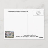 エノラノーフォーク南路線造船所ハリスバーグPA ポストカード (裏面)