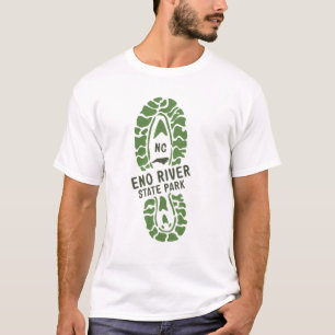 エノリバー州パークノースカロライナハイキングブックNC Tシャツ
