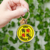 エノー州 円形エンブレム キーホルダー (手)