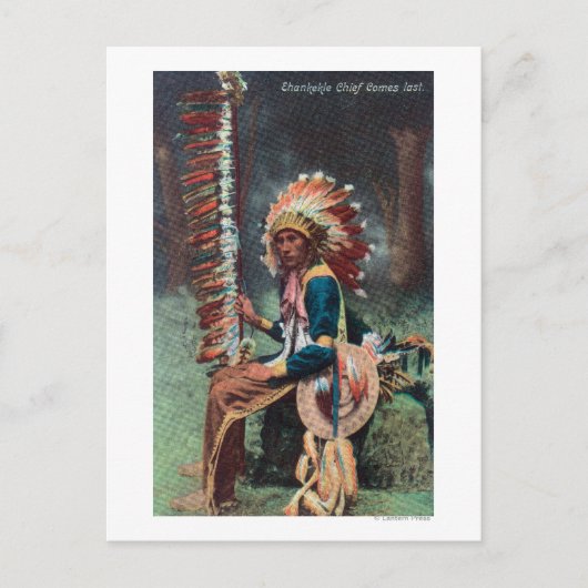 エハンケクル族長像 ポストカード (正面)