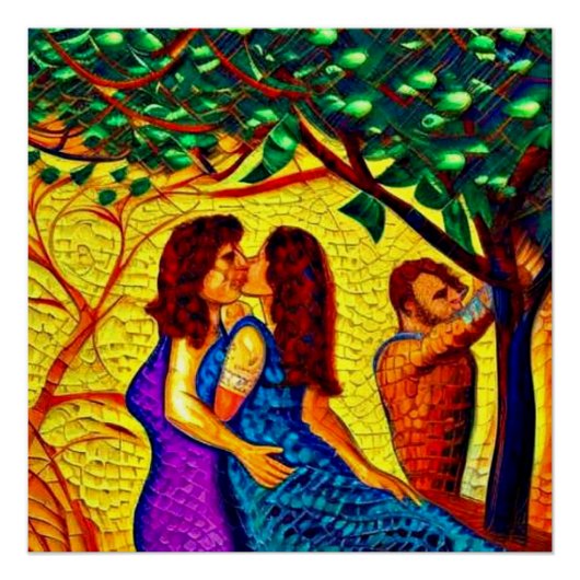 エバとアダムとの友人 ポスター (正面)