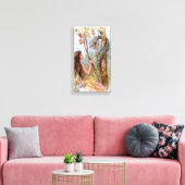 エバとヘビのキャンバスのプリント キャンバスプリント (インサイチュ (リビング))