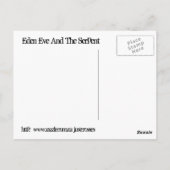 エバとヘビ ポストカード (裏面)