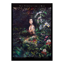 エバの誘惑の水絵画色