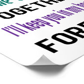 エバもしスター(標準写真フレームサイズ) ポスター (角)