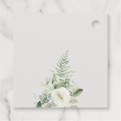 エバエレガントナのユーカリの緑の結婚葉 フェイバータグ (裏面)