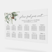 エバエレガントリ結婚・アクリル製座席表 アクリルサイン (傾斜)