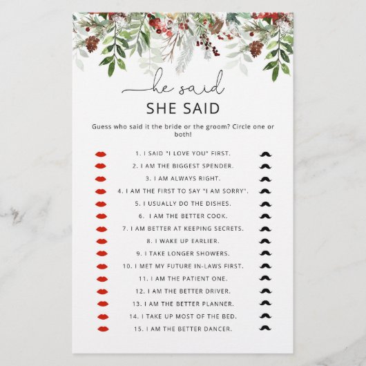 エバエレガントーグリーンと彼は彼女はブライダルゲームと言った (正面)