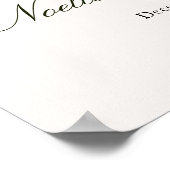 エバエレガントーグリーンアーチブライダルシャワーへようこそ ポスター (角)