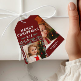 エバエレガントーグリーンガ縁どランド2枚 ギフトタグ