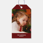 エバエレガントーグリーンガ縁どランド2枚 ギフトタグ (裏面)