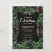 エバエレガントーグリーンクリスマスオープンハウス 招待状 (正面)