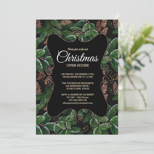 エバエレガントーグリーンクリスマスオープンハウス 招待状 (スタンド正面)