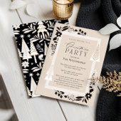 エバエレガントーグリーンツリー&フローラクリスマスパーティー 招待状