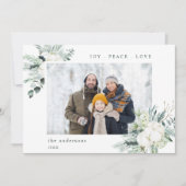 エバエレガントーグリーン&コットンフラワージョイピースラブ シーズンカード (正面)