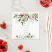 エバエレガントーグ結婚リスマス スタンダードカクテルナプキン (インサイチュ)