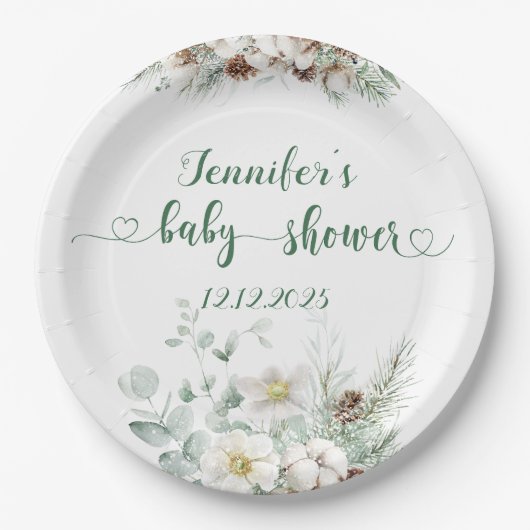 エバエレガントー男女兼用グリーンシャワー ペーパープレート (正面)