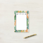 エバカラフルーグリーンクリスマスの森 ポストイット (デスク上)